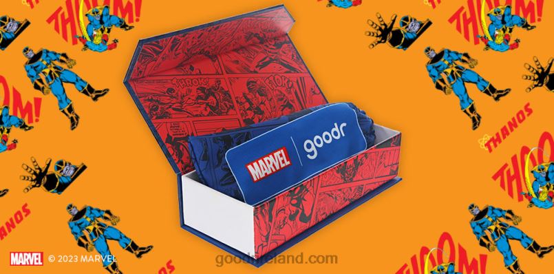 Goodr P68JB40 Marvel Comics Snap Survivor Shades